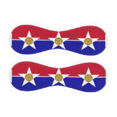 Patriotischer Baseball mit der Flagge von Dallas (Paneele)