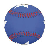 Patriotischer Baseball mit der Flagge von Houston (Vorderseite)