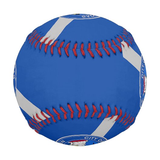 Patriotischer Baseball mit der Flagge von Las Vega (Vorderseite)