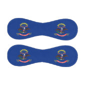 Patriotischer Baseball mit der Flagge von North Da (Paneele)