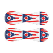 Patriotischer Baseball mit der Flagge von Ohio (Paneele)