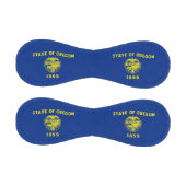 Patriotischer Baseball mit der Flagge von Oregon (Paneele)