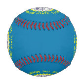 Patriotischer Baseball mit der Flagge von South Da (Vorderseite)