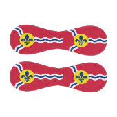 Patriotischer Baseball mit der Flagge von St. Loui (Paneele)