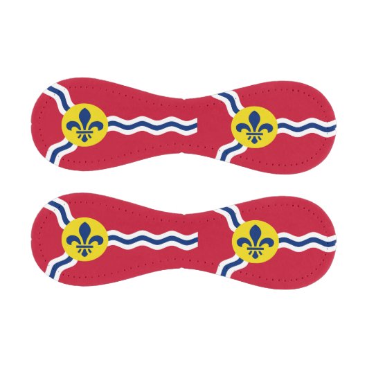 Patriotischer Baseball mit der Flagge von St. Loui (Paneele)