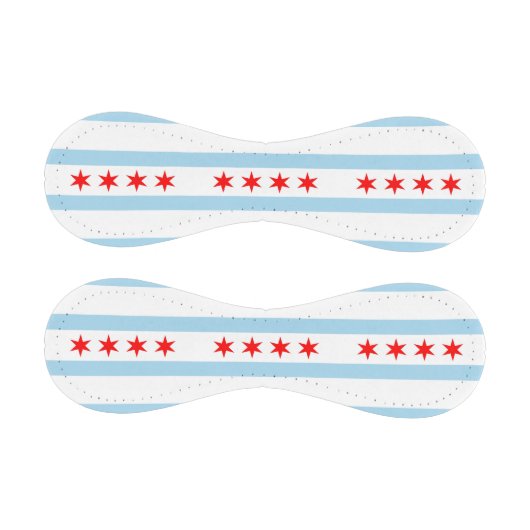 Patriotischer Baseball mit Flagge Chicagos, USA (Paneele)