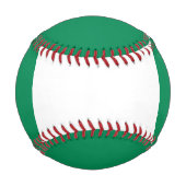 Patriotischer Baseball mit Flagge Nigerias (Vorderseite)