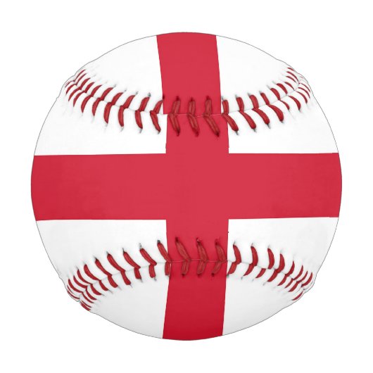 Patriotischer Baseball mit Flagge von England (Rückseite)