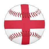 Patriotischer Baseball mit Flagge von England (Vorderseite)