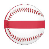 Patriotischer Baseball mit Flagge von England (Vorderseite Links)