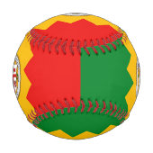 Patriotischer Baseball mit Flagge von Los Angeles, (Vorderseite)