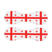 Patriotischer Baseball mit georgischer Flagge (Paneele)