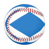 Patriotischer Baseball mit schottischer Flagge (Vorderseite Links)