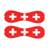 Patriotischer Baseball mit Schweizer Flagge (Paneele)