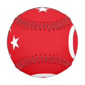 Patriotischer Baseball mit türkischer Flagge (Vorderseite)