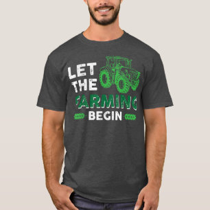 Patriotischer Bauer Lokale Lebensmittel Lass der L T-Shirt