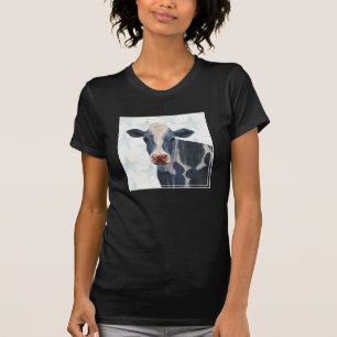Patriotischer Bauernhof - Kuh T-Shirt