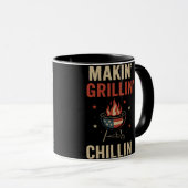 Patriotischer BBQ Tasse (VorderseiteRechts)