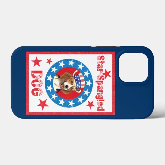 Patriotischer Beagle Case-Mate iPhone Hülle (Rückseite (Horizontal))