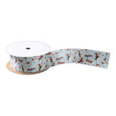 Patriotischer Beagle Dog Pattern Satinband (Spule)