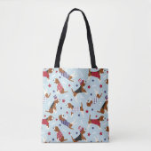 Patriotischer Beagle Dog Pattern Tasche (Vorderseite)
