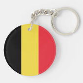 Patriotischer belgischer Schlüsselanhänger (Rückseite)