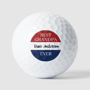 Patriotischer benutzerdefinierter Vor- und Nachnam Golfball
