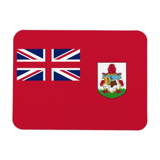 Patriotischer Bermuda-Flagge-Magnet Magnet (Horizontal)