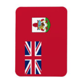 Patriotischer Bermuda-Flagge-Magnet Magnet (Vertikal)