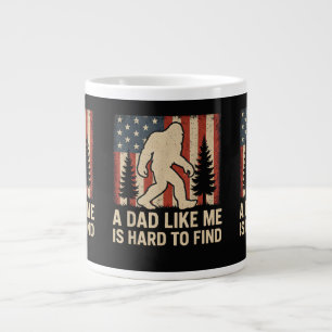 Patriotischer Bigfoot Ein Vater Wie Ich Ist Schwer Jumbo-Tasse