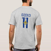 Patriotischer BiH T - Shirt Jersey - Dzeko 11 (Rückseite)