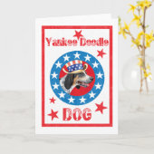 Patriotischer Bluetick Karte (Gelbe Blume)