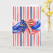 Patriotischer Bogen Karte (Gelbe Blume)