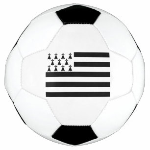 Patriotischer Brittany-Flagge Fußball