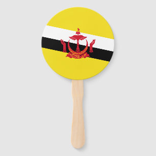 Patriotischer Brunei-Flagge Handfächer