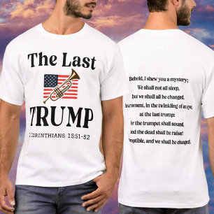 Patriotischer christlicher Trump-Rapture-Bibelvers T-Shirt