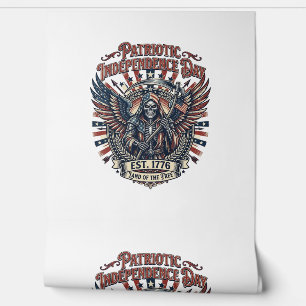 Patriotischer Chrome-Reaper-Dunkler-Patriot-Skelet Tapete