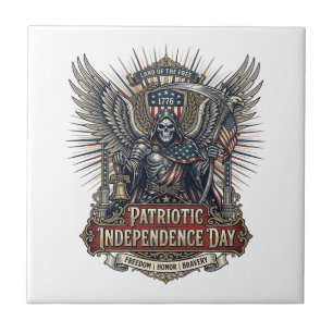 Patriotischer Chrome-Sense-Reaper-Dunkler-Patriot- Fliese