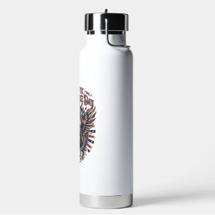 Patriotischer Chrome-Sensenmann Dunkler Patriot Sk Trinkflasche
