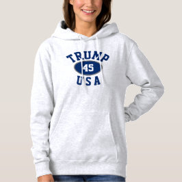 Patriotischer College-Klassiker Trump 45 Hoody