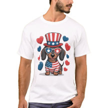 Patriotischer Dachshund