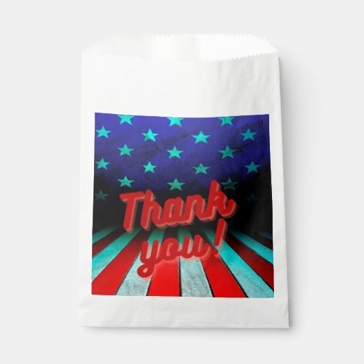 Patriotischer Dank! Geschenktütchen (Vorderseite)