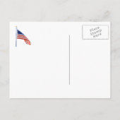 Patriotischer Dank Postcard für Truppen Postkarte (Rückseite)