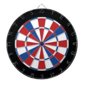 Patriotischer Dartboard - Rot, Weiß u. Blau Dartscheibe (vorne)