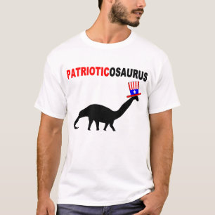 Patriotischer Dinosaurier T-Shirt