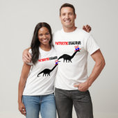 Patriotischer Dinosaurier T-Shirt (Unisex)