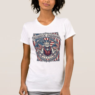 Patriotischer Donut-Liebhaber Vektorgrafik T-Shirt