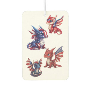 Patriotischer Drache Autolufterfrischer