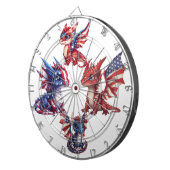 Patriotischer Drache Dartscheibe (Vorderseite rechts)