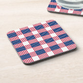 Patriotischer Drink-Untersetzer Getränkeuntersetzer (Linke Seite)